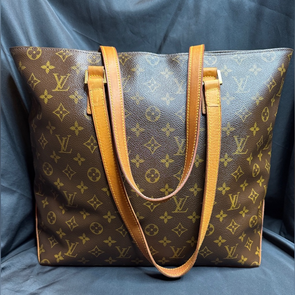 Louis Vuitton LV Monogram Cabas Mezzo Tote with COA